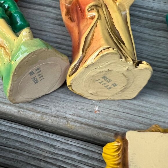 Vtg 1970s Sears - Japan Made - 10 Pc - Nativity Colorful 5" Figurines - Picture 8 of 10